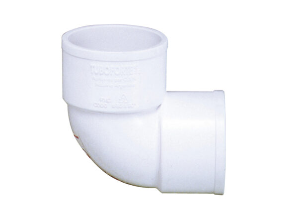 CODO PVC 90º DE 50 HH TUBOFORTE UNO