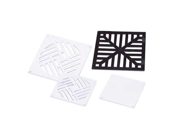 REJILLA PVC 10 * 10 TUBOFORTE UNID