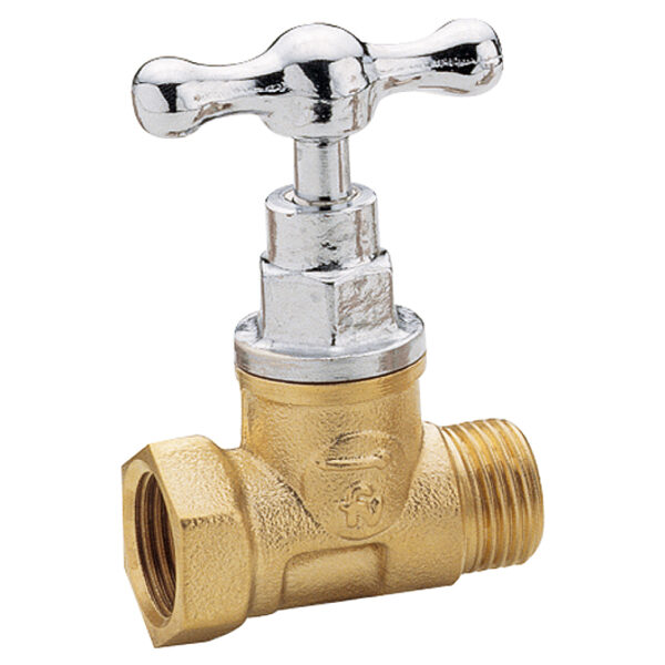 LLAVE DE PASO CROMO CRUZ FV