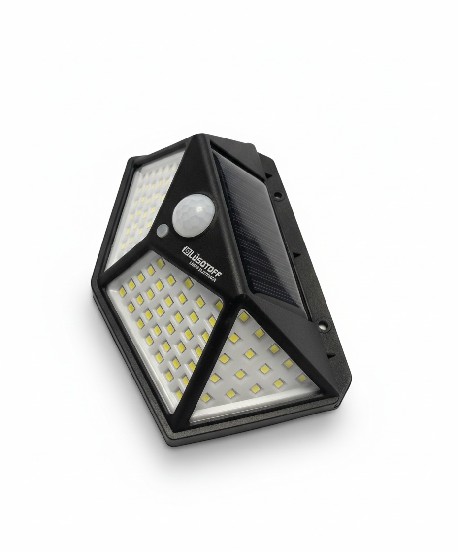 luz led solar 100leds